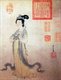 China: Painting of a Yuan Dynasty lady in flowing robes (1271-1368)